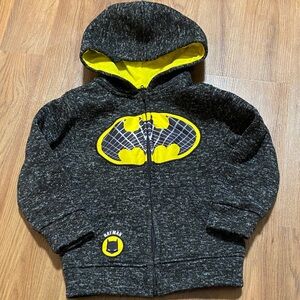 ✨8/$10. Batman Hooded Zip-Up Sweatshirt. Size 4